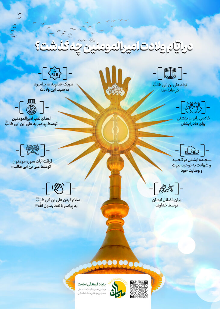 اینفوگرافی ولادت امیرالمومنین علیه السلام
