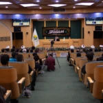 دیدار فرهیختگان و اساتید و طلاب سطوح مختلف حوزه علمیه مسجد جامع صفا تهران با حضرت آیت الله سید علی حسینی میلانی(دامت برکاته)