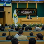 دیدار فرهیختگان و اساتید و طلاب سطوح مختلف حوزه علمیه مسجد جامع صفا تهران با حضرت آیت الله سید علی حسینی میلانی(دامت برکاته)